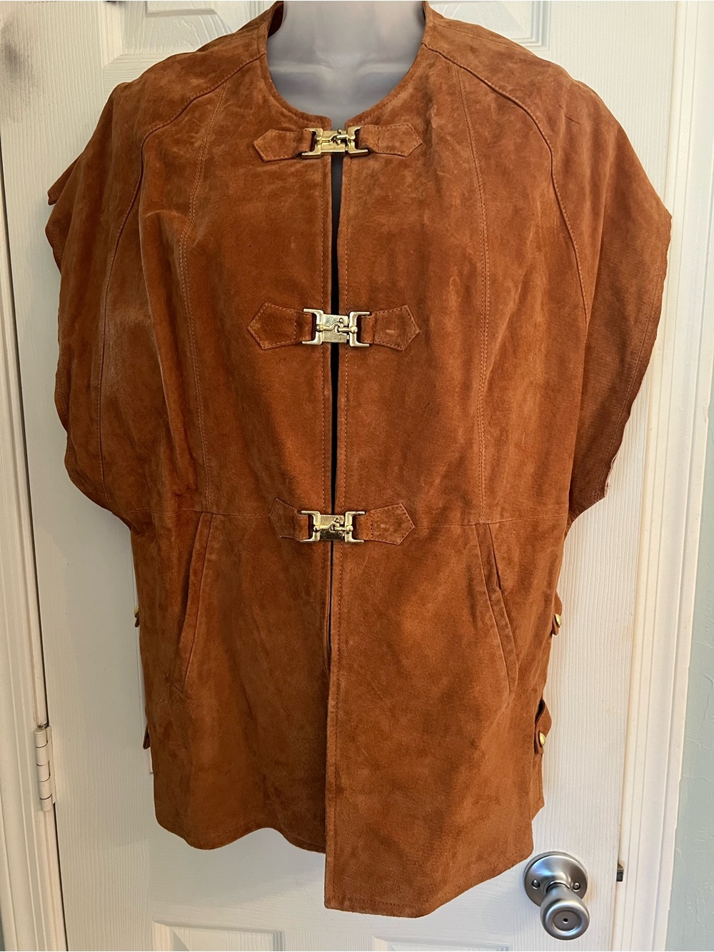 VTG soft surroundings suede Boho jacket